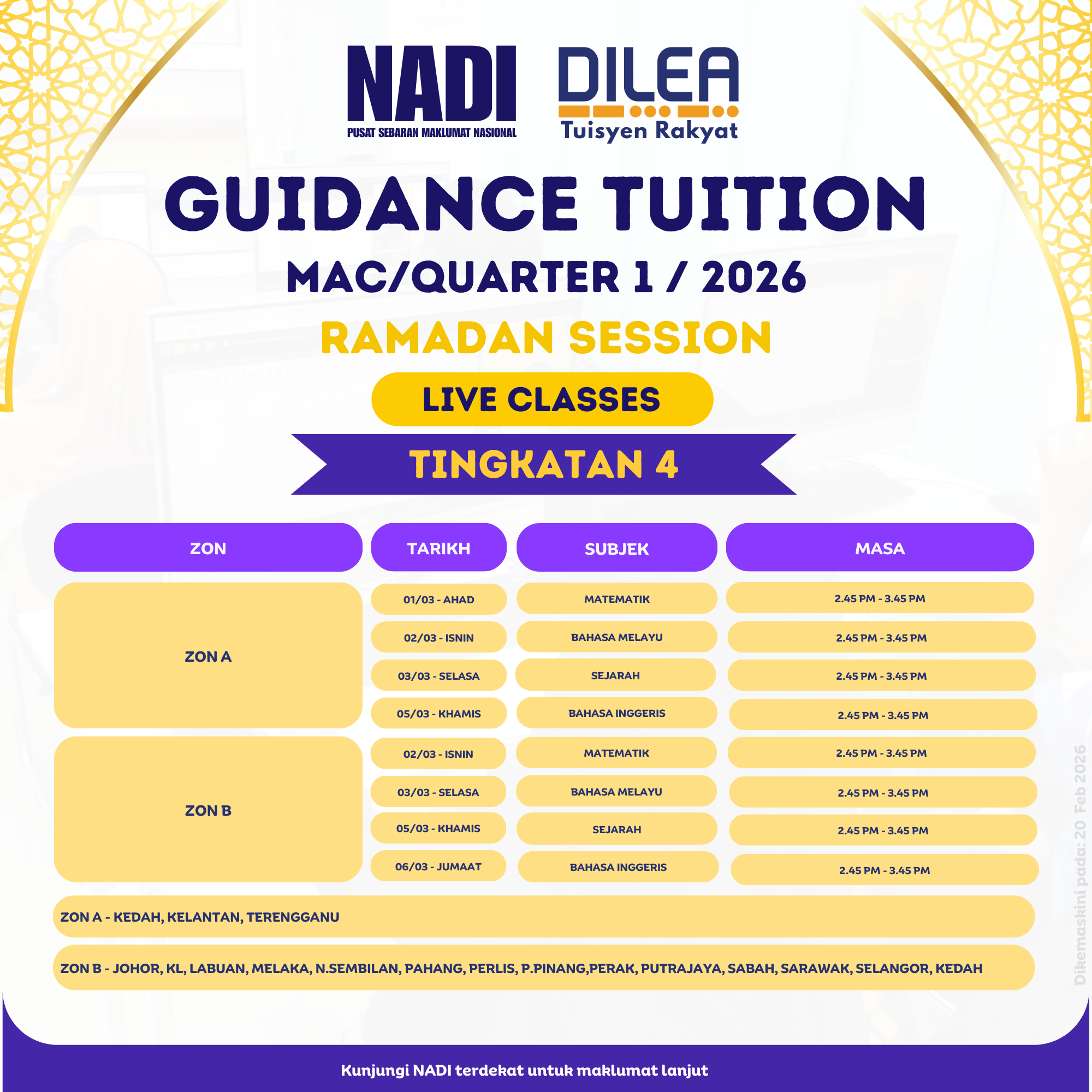 JADUAL GUIDANCE TUITION TG 4 MAC 2026 (2)